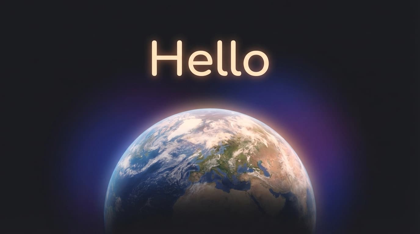 Hello, world. Hello, home.