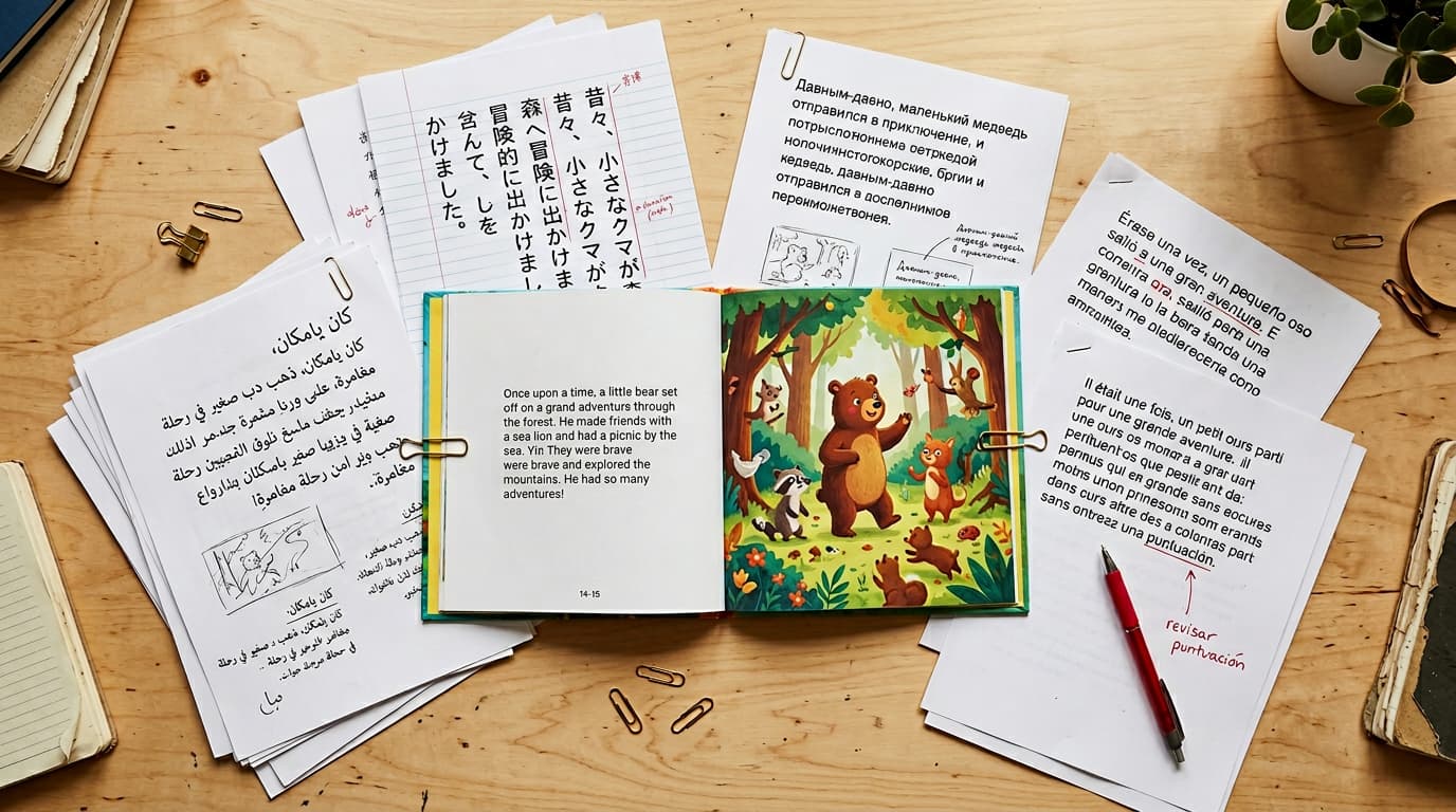 What it actually costs to translate a children's book into 10 languages